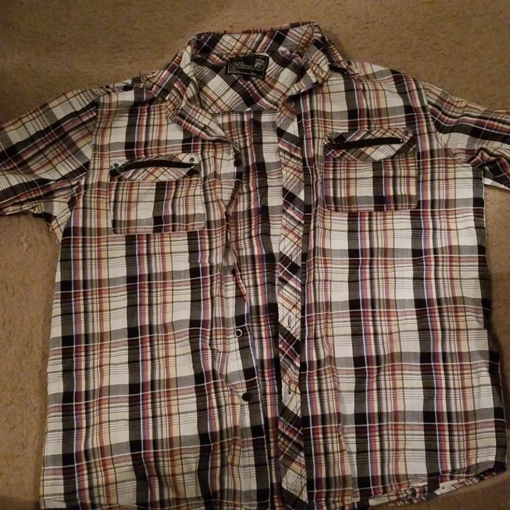 Mens casual Button Up
